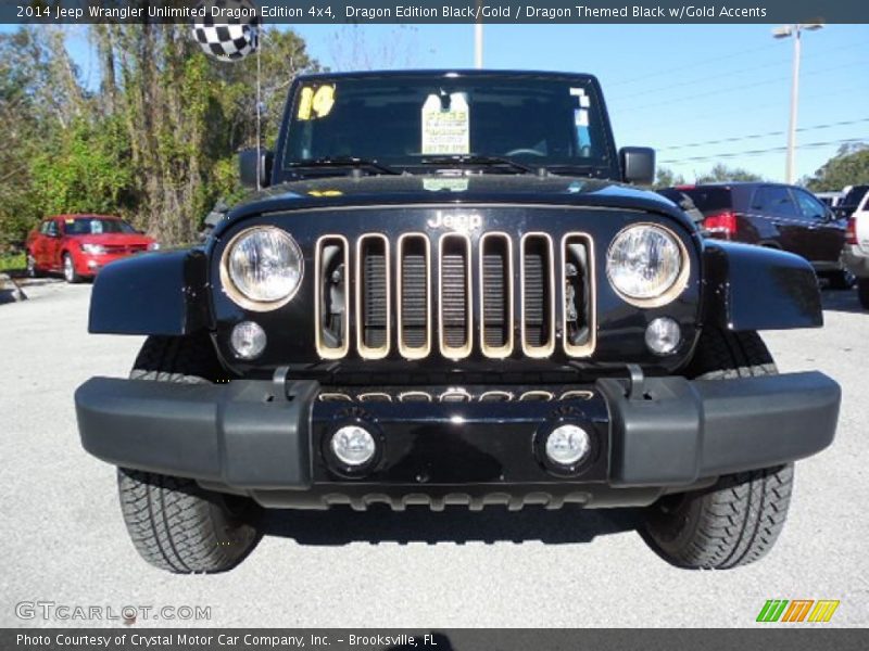 Dragon Edition Black/Gold / Dragon Themed Black w/Gold Accents 2014 Jeep Wrangler Unlimited Dragon Edition 4x4