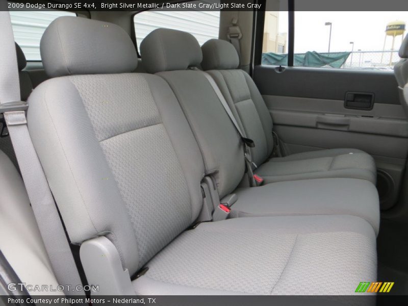 Rear Seat of 2009 Durango SE 4x4