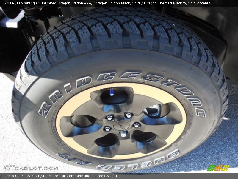 Dragon Edition Black/Gold / Dragon Themed Black w/Gold Accents 2014 Jeep Wrangler Unlimited Dragon Edition 4x4