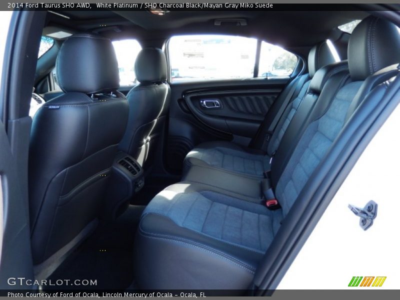 Rear Seat of 2014 Taurus SHO AWD
