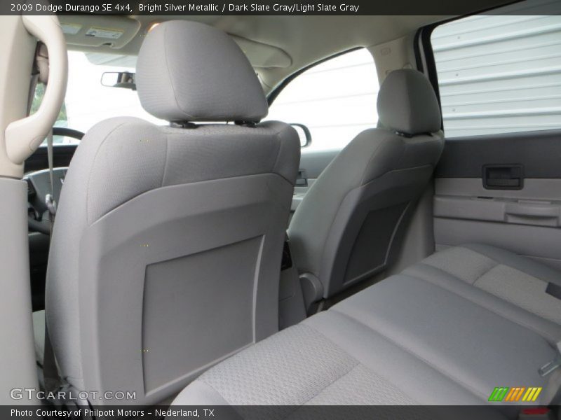 Bright Silver Metallic / Dark Slate Gray/Light Slate Gray 2009 Dodge Durango SE 4x4