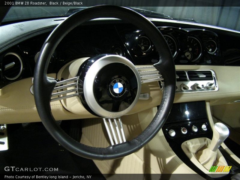 2001 BMW Z8, Black / Black/Beige, Dashboard - 2001 BMW Z8 Roadster