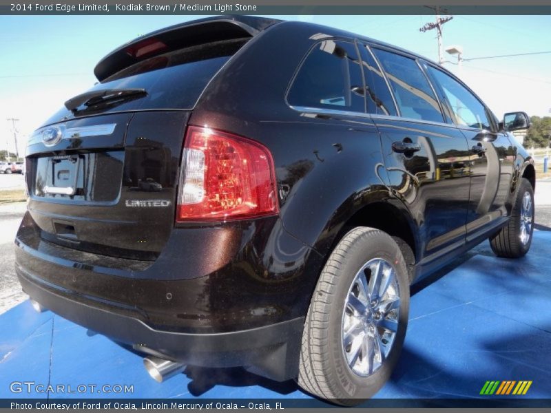 Kodiak Brown / Medium Light Stone 2014 Ford Edge Limited