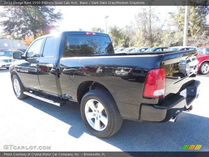 Black / Dark Slate Gray/Medium Graystone 2012 Dodge Ram 1500 Express Quad Cab 4x4
