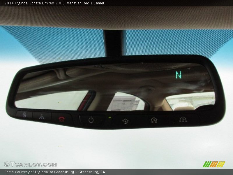 Venetian Red / Camel 2014 Hyundai Sonata Limited 2.0T