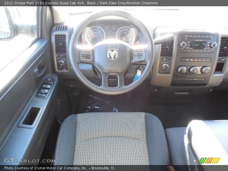Black / Dark Slate Gray/Medium Graystone 2012 Dodge Ram 1500 Express Quad Cab 4x4