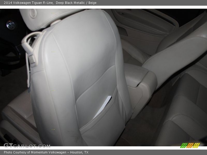 Deep Black Metallic / Beige 2014 Volkswagen Tiguan R-Line