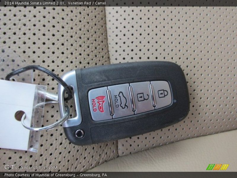 Venetian Red / Camel 2014 Hyundai Sonata Limited 2.0T