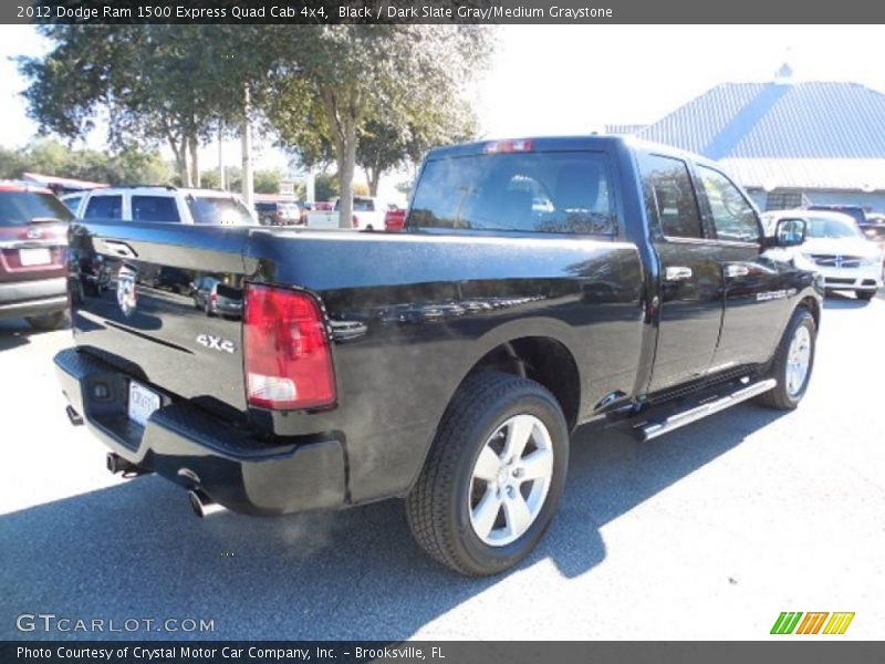 Black / Dark Slate Gray/Medium Graystone 2012 Dodge Ram 1500 Express Quad Cab 4x4