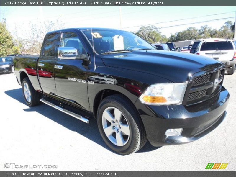 Black / Dark Slate Gray/Medium Graystone 2012 Dodge Ram 1500 Express Quad Cab 4x4