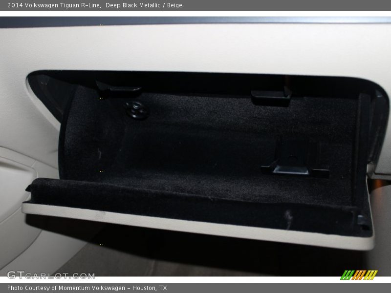 Deep Black Metallic / Beige 2014 Volkswagen Tiguan R-Line
