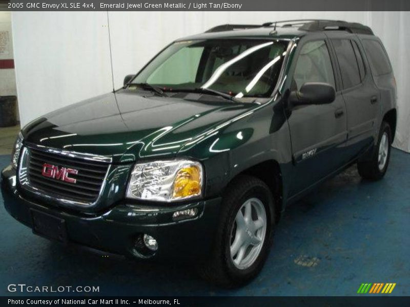 Emerald Jewel Green Metallic / Light Tan/Ebony 2005 GMC Envoy XL SLE 4x4