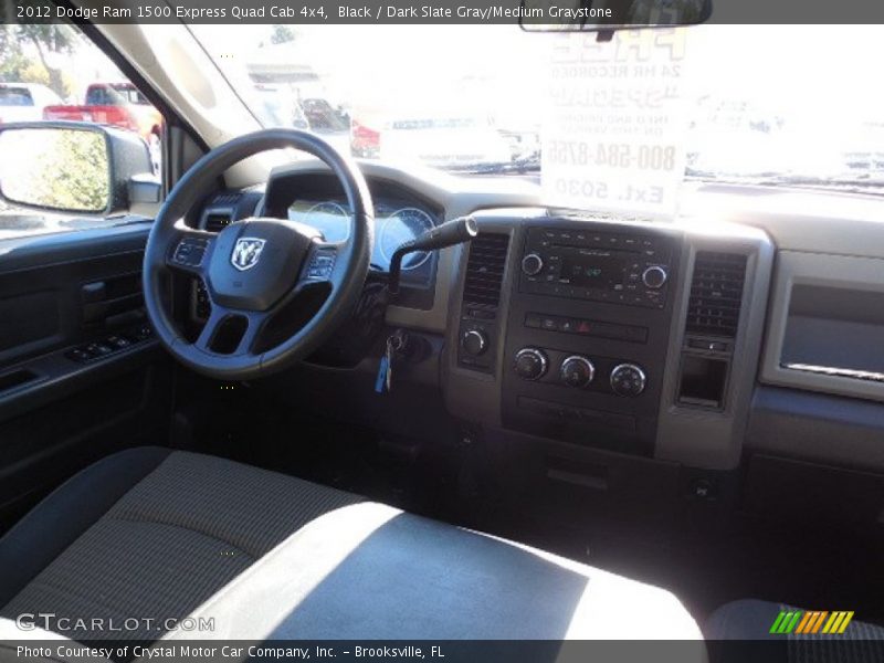 Black / Dark Slate Gray/Medium Graystone 2012 Dodge Ram 1500 Express Quad Cab 4x4