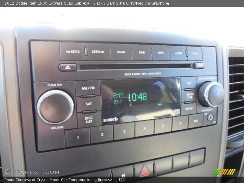 Black / Dark Slate Gray/Medium Graystone 2012 Dodge Ram 1500 Express Quad Cab 4x4
