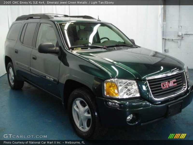 Emerald Jewel Green Metallic / Light Tan/Ebony 2005 GMC Envoy XL SLE 4x4