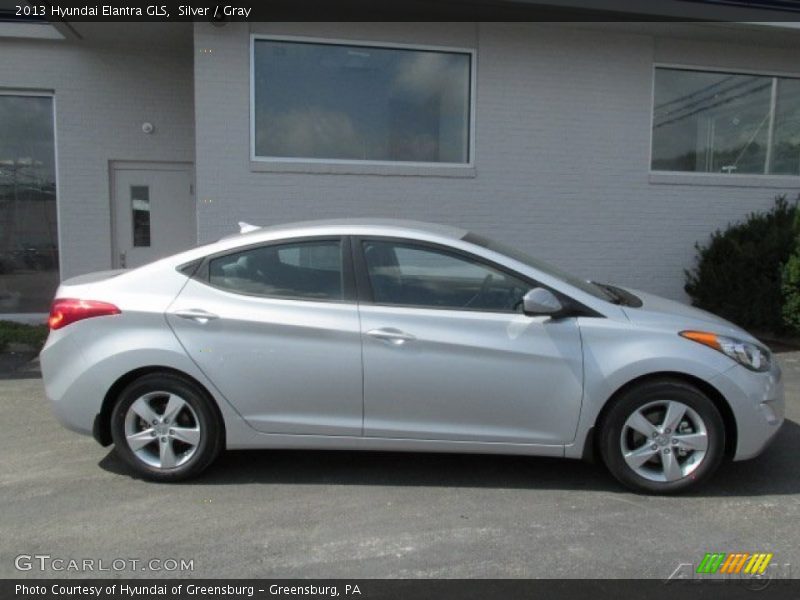 Silver / Gray 2013 Hyundai Elantra GLS