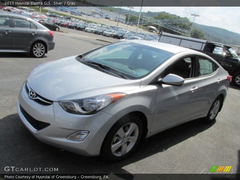 Silver / Gray 2013 Hyundai Elantra GLS