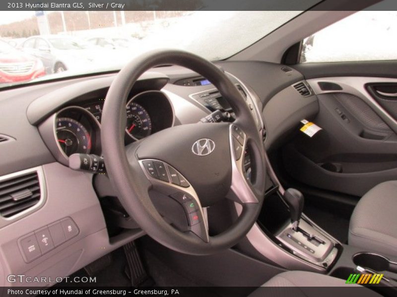 Silver / Gray 2013 Hyundai Elantra GLS