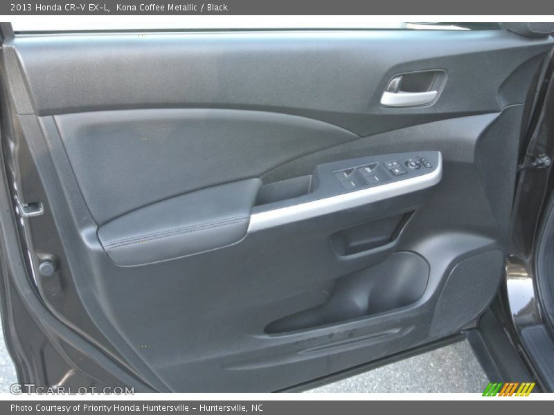 Kona Coffee Metallic / Black 2013 Honda CR-V EX-L