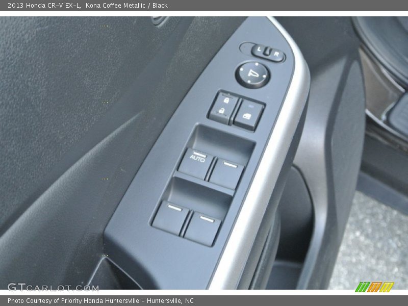 Kona Coffee Metallic / Black 2013 Honda CR-V EX-L