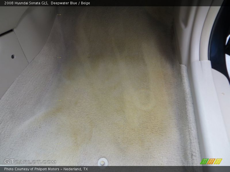 Deepwater Blue / Beige 2008 Hyundai Sonata GLS