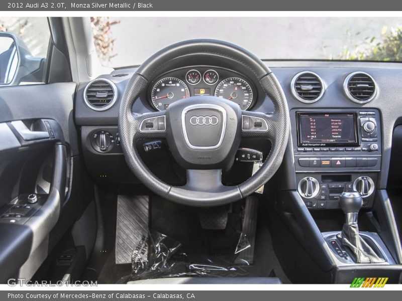 Monza Silver Metallic / Black 2012 Audi A3 2.0T