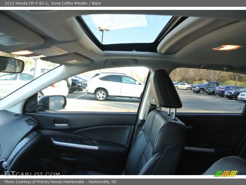 Kona Coffee Metallic / Black 2013 Honda CR-V EX-L