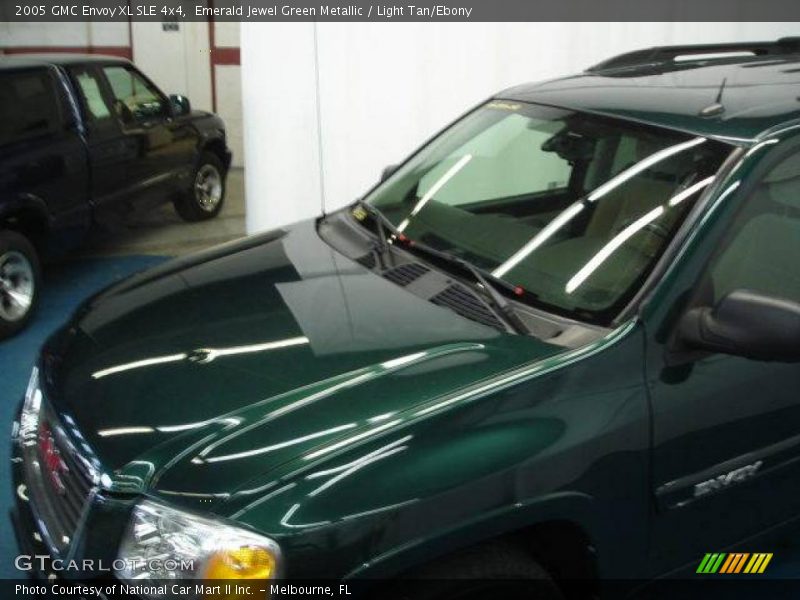 Emerald Jewel Green Metallic / Light Tan/Ebony 2005 GMC Envoy XL SLE 4x4