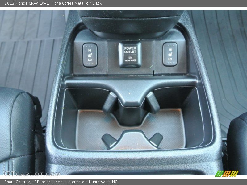 Kona Coffee Metallic / Black 2013 Honda CR-V EX-L