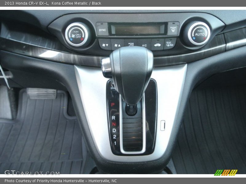 Kona Coffee Metallic / Black 2013 Honda CR-V EX-L