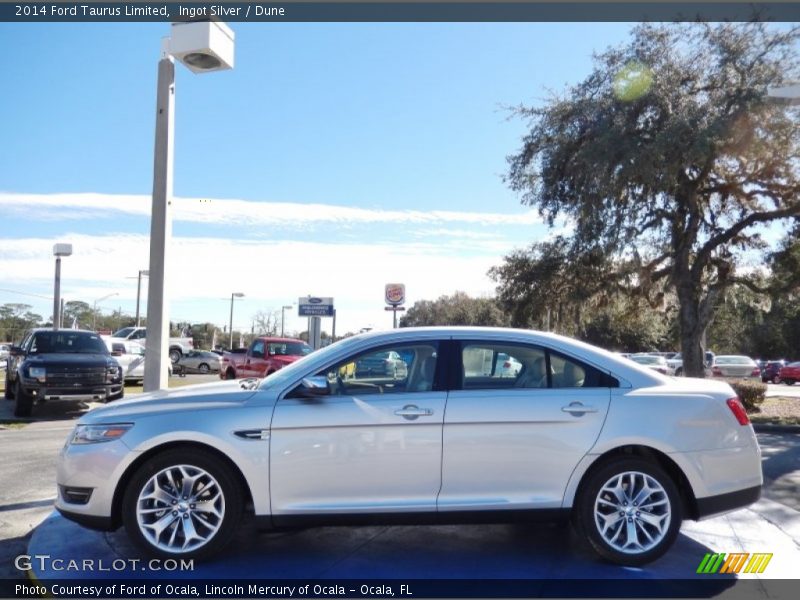 Ingot Silver / Dune 2014 Ford Taurus Limited