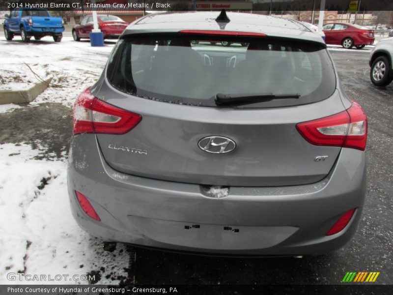 Titanium Gray Metallic / Black 2014 Hyundai Elantra GT