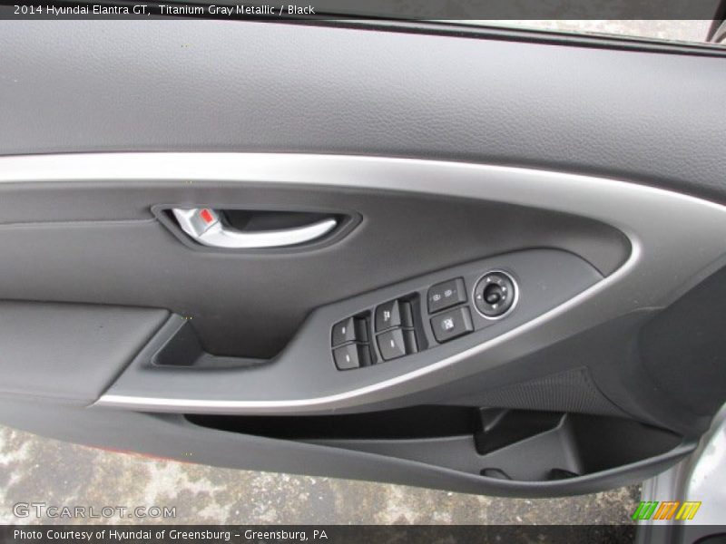 Titanium Gray Metallic / Black 2014 Hyundai Elantra GT