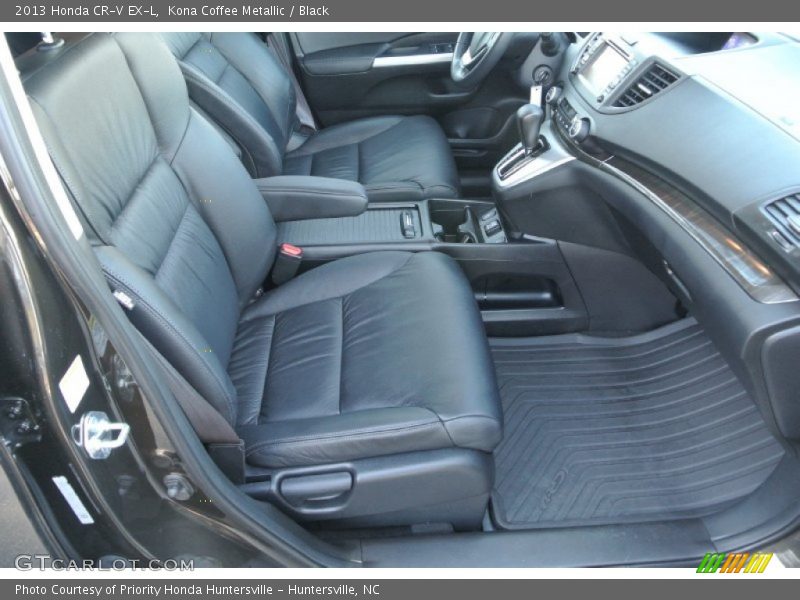 Kona Coffee Metallic / Black 2013 Honda CR-V EX-L