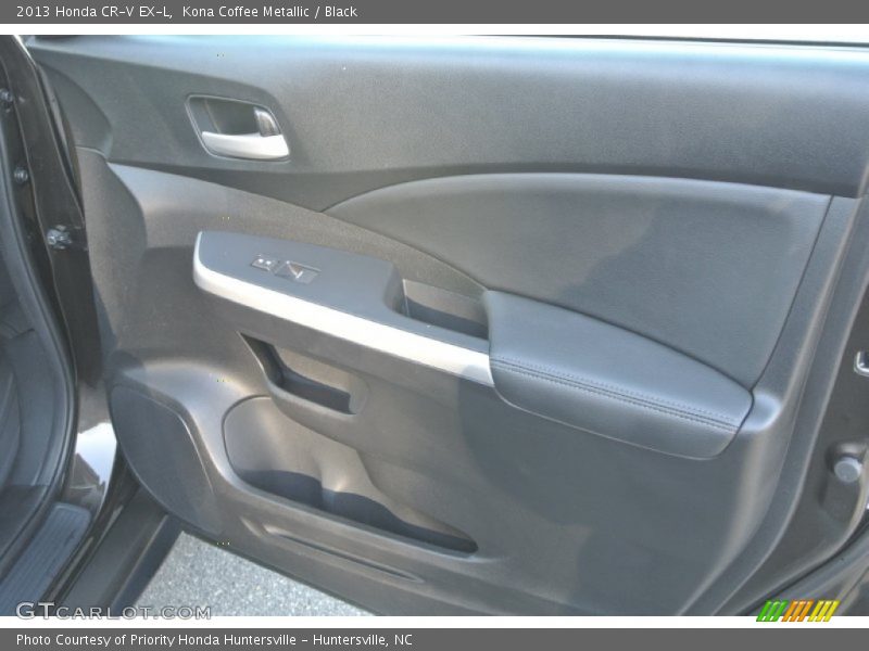 Kona Coffee Metallic / Black 2013 Honda CR-V EX-L