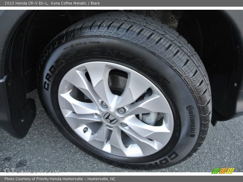Kona Coffee Metallic / Black 2013 Honda CR-V EX-L