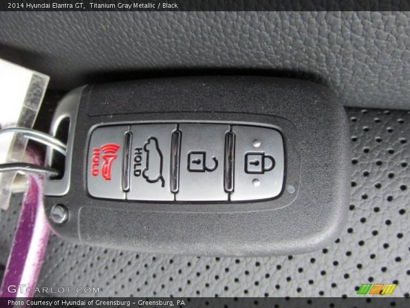 Keys of 2014 Elantra GT