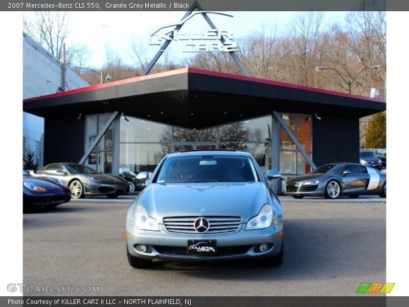 Granite Grey Metallic / Black 2007 Mercedes-Benz CLS 550