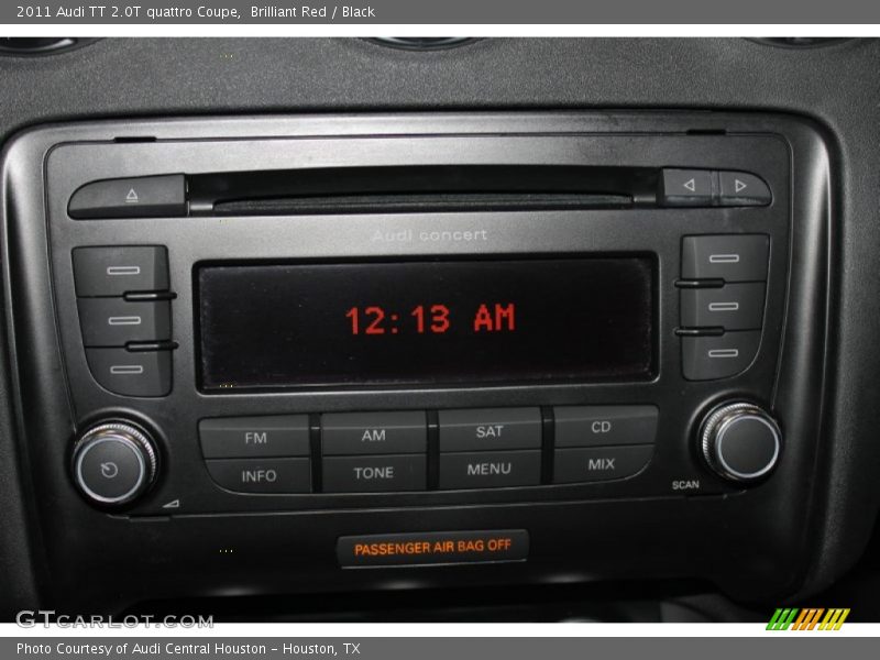 Audio System of 2011 TT 2.0T quattro Coupe