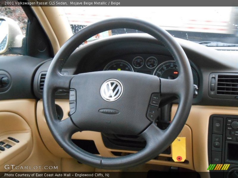 Mojave Beige Metallic / Beige 2001 Volkswagen Passat GLS Sedan