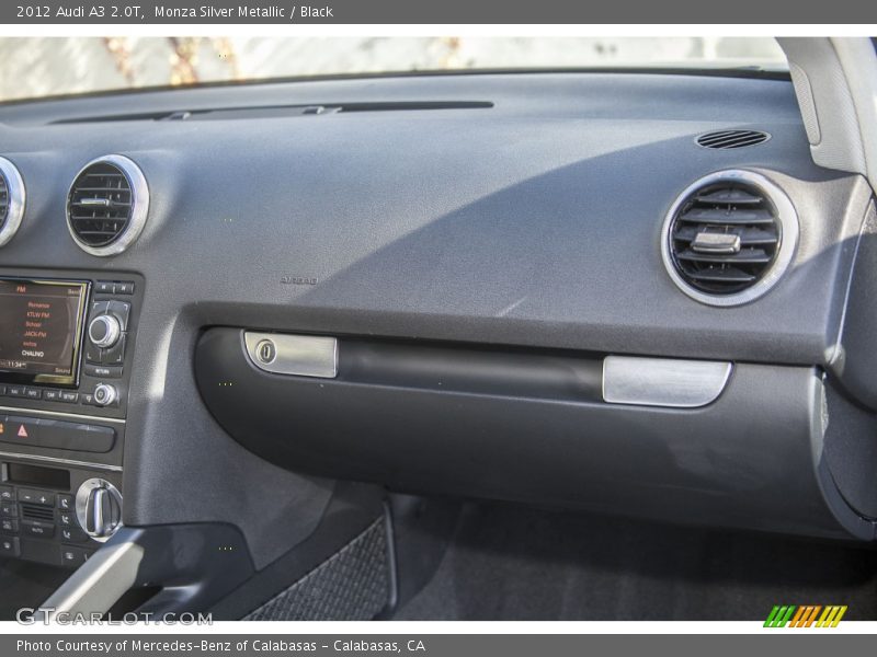 Monza Silver Metallic / Black 2012 Audi A3 2.0T