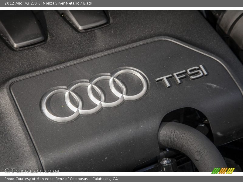 Monza Silver Metallic / Black 2012 Audi A3 2.0T