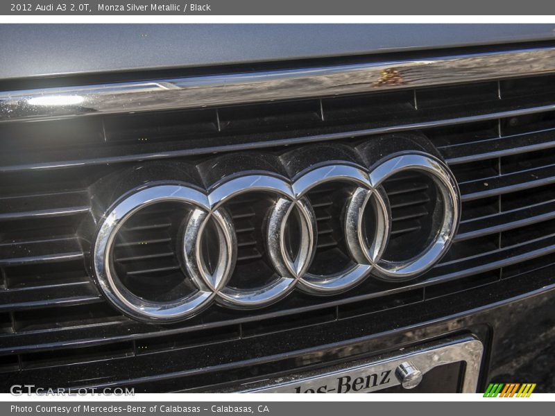 Monza Silver Metallic / Black 2012 Audi A3 2.0T