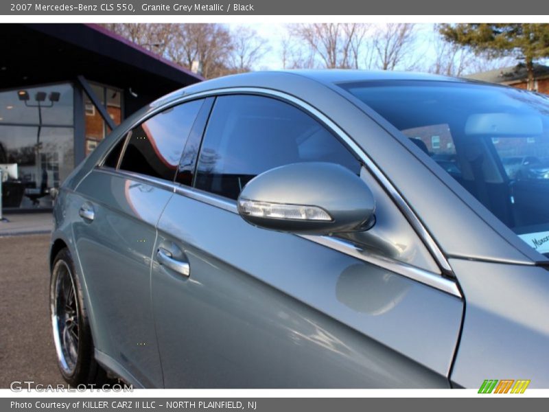 Granite Grey Metallic / Black 2007 Mercedes-Benz CLS 550