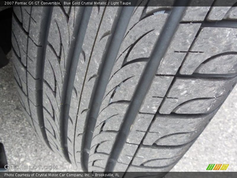Blue Gold Crystal Metallic / Light Taupe 2007 Pontiac G6 GT Convertible