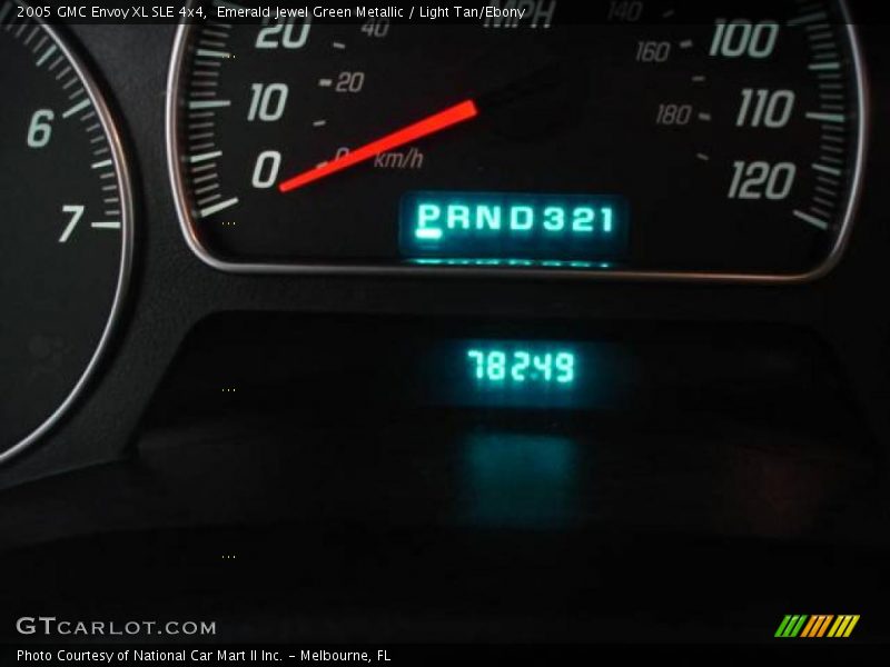 Emerald Jewel Green Metallic / Light Tan/Ebony 2005 GMC Envoy XL SLE 4x4
