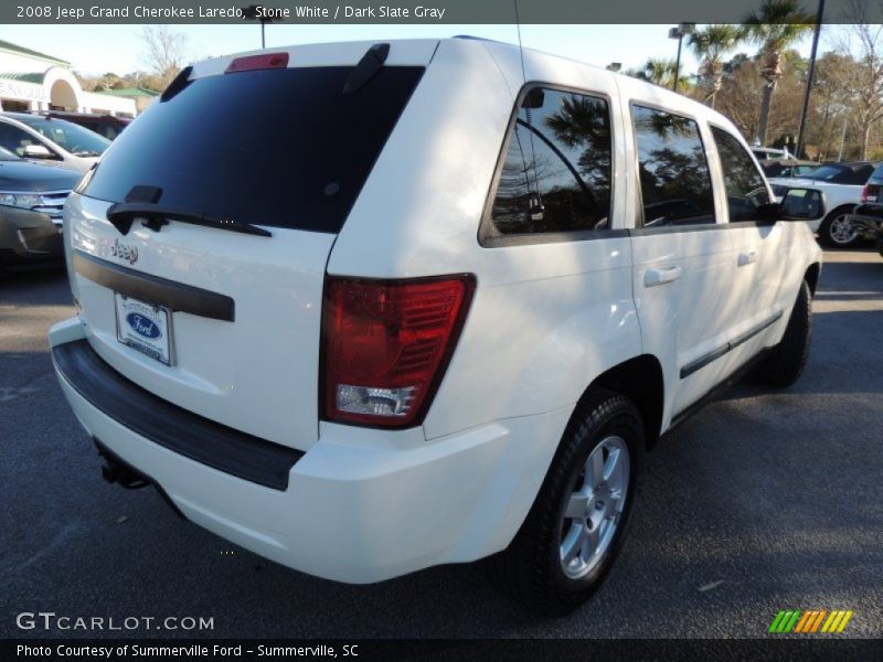 Stone White / Dark Slate Gray 2008 Jeep Grand Cherokee Laredo