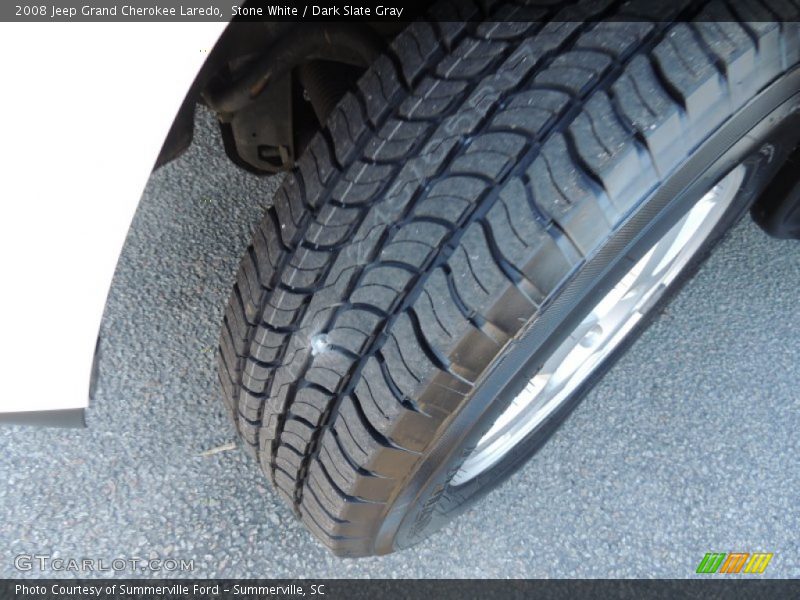 Stone White / Dark Slate Gray 2008 Jeep Grand Cherokee Laredo