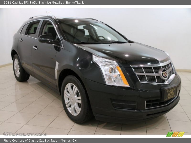 Black Ice Metallic / Ebony/Titanium 2011 Cadillac SRX FWD