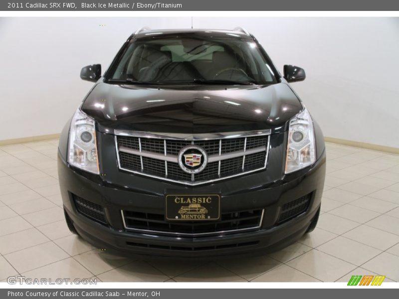 Black Ice Metallic / Ebony/Titanium 2011 Cadillac SRX FWD